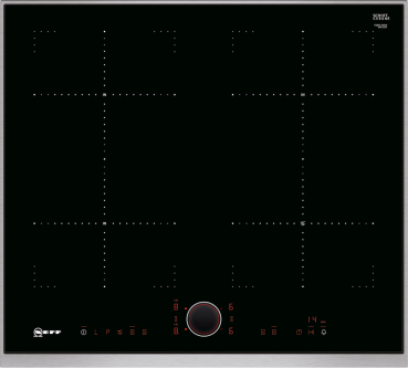 NEFF T46TL74N2 - N90 INDUKTIONSKOCHFELD, RAHMEN, COMBIZONE, TWISTPAD®, 60 CM